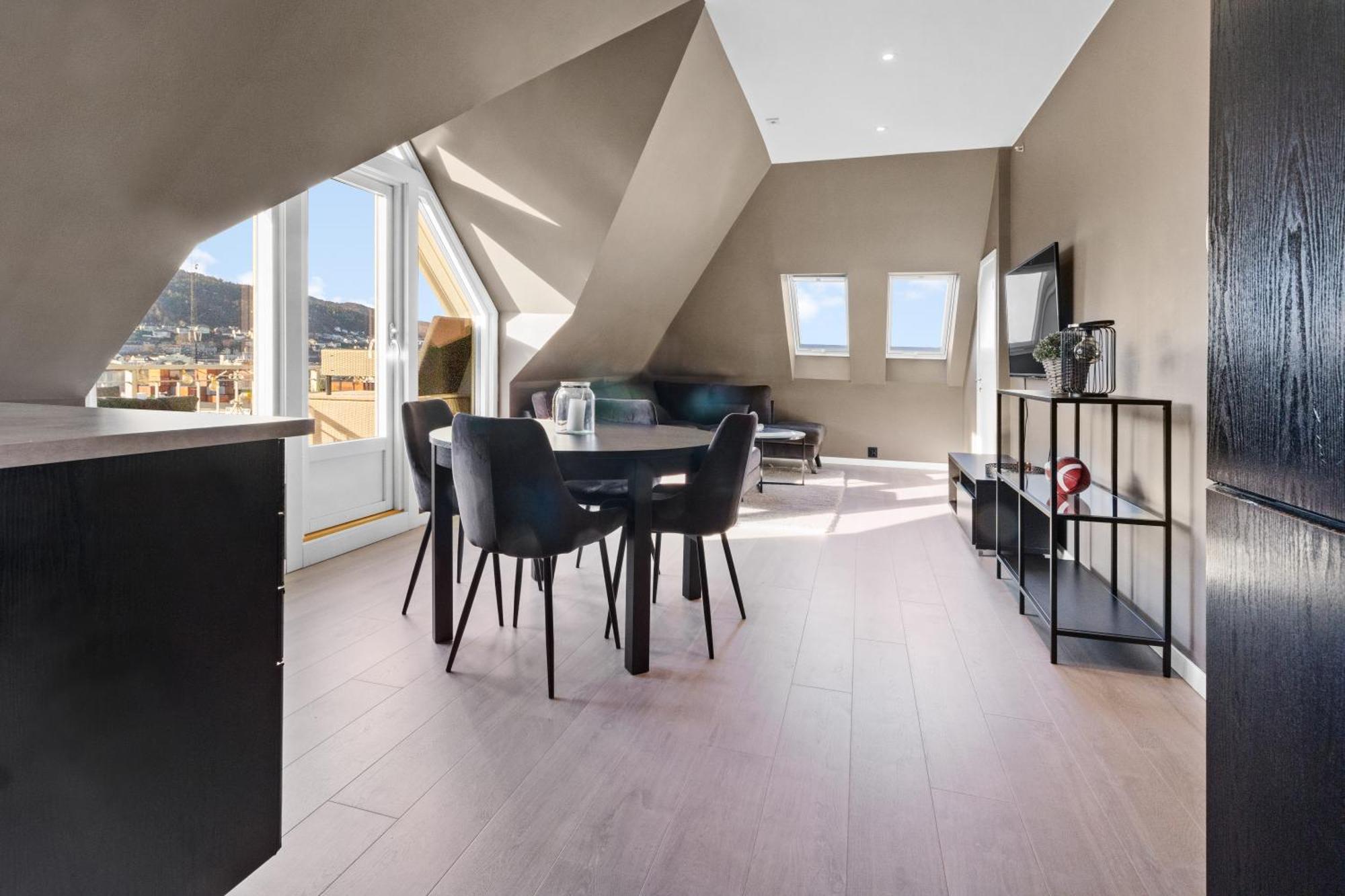 Penthouse Apartment In Bergen Luaran gambar